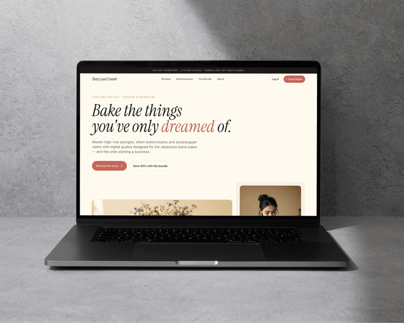 Bake Last Crumb - Bakery Website